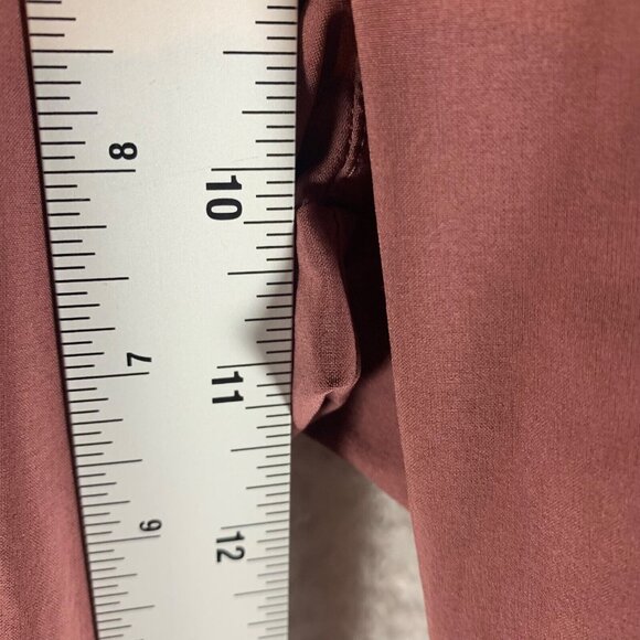 Athleta Womens Mineral Brown Elastic Waist High Rise Brooklyn Ankle Pants Size 0 - Picture 4 of 12